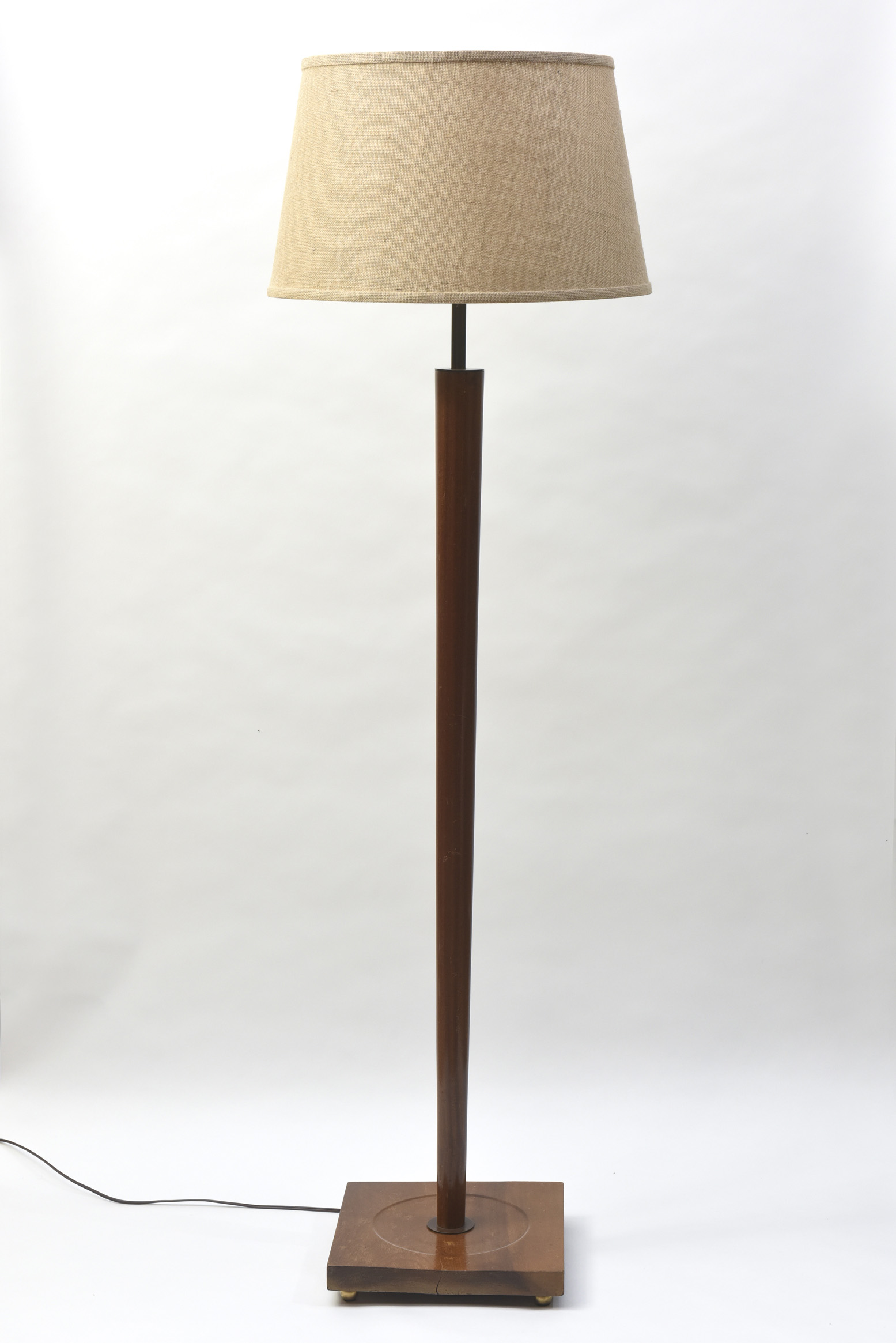 Mid Century Wooden Floor Lamp Appleton Antique Lighting