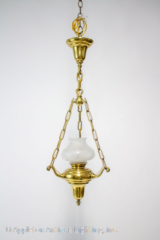 Early 20th Century Colonial Brass Pendant