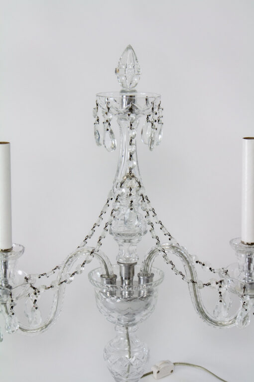 Early 20th Century Crystal Candelabra - a pair