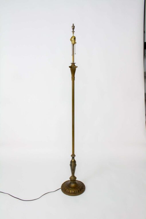 F174 Early 20th Century Bronzed Floor Lamp
