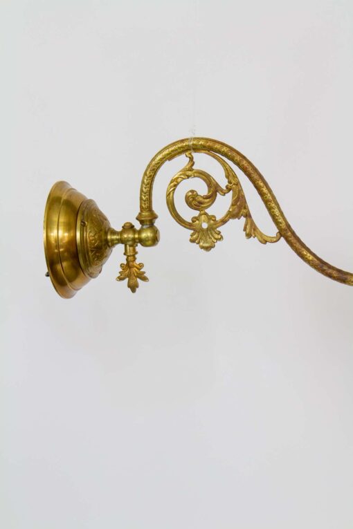 S112 19th Century Victorian Gilt Brass Sconces - a Pair