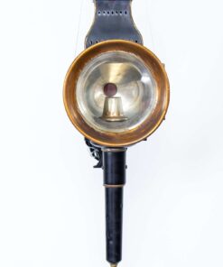 S372 19th Century Black and Copper Carriage Light