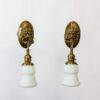 S269 Early 20th Century Lions Head Sconces - a Pair