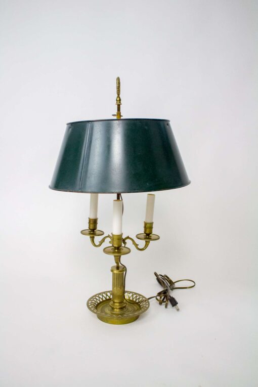 T306 Bouillote Lamp with Green Shade