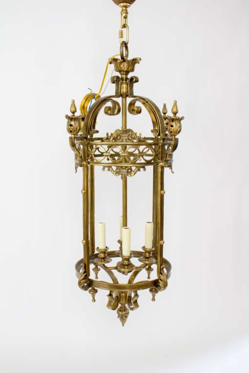L158 Traditional Cast Brass Lantern