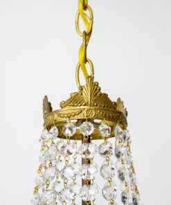 P209 Small Crystal Basket Fixture