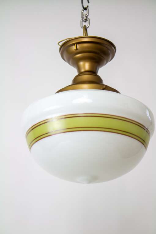 320 Flush Mounted Painted Schoolhouse Fixture